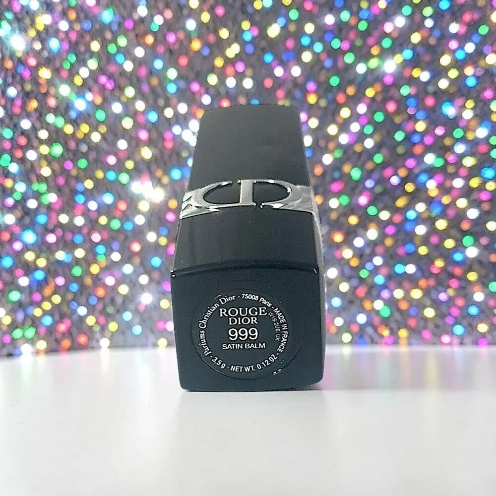 CHRISTIAN DIOR ROUGE DIOR SATIN LIP BALM In Shade 999 0.12 OZ New without box